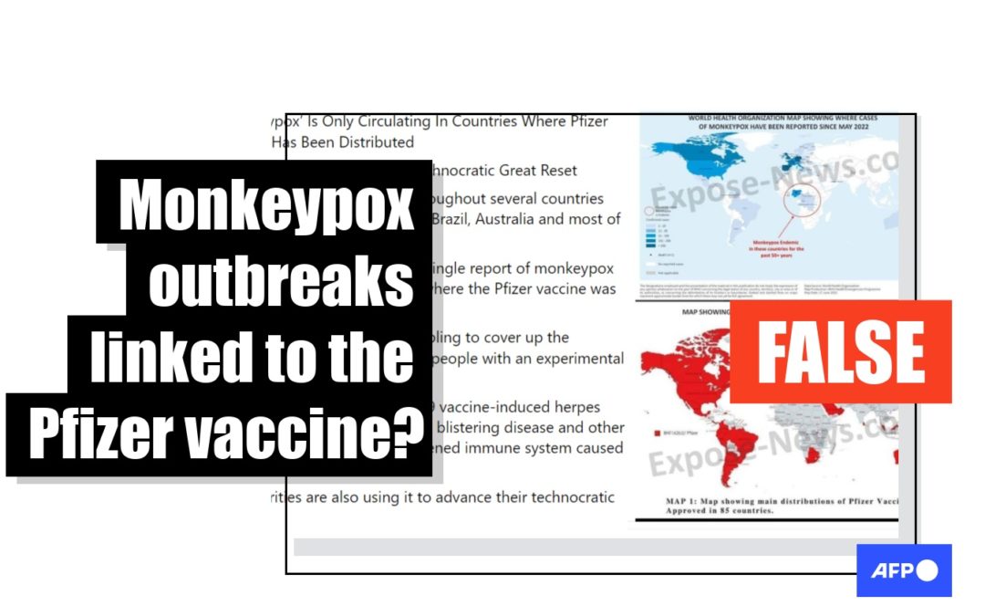 Monkeypox is not ‘only circulating in countries distributing Pfizer-BioNTech vaccine’