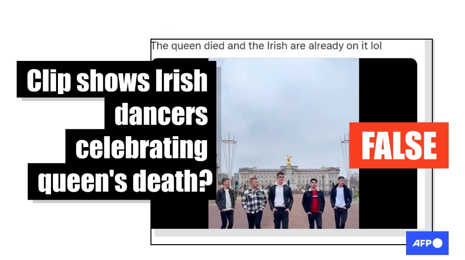 Video of Irish dancers predates Queen Elizabeth II’s death