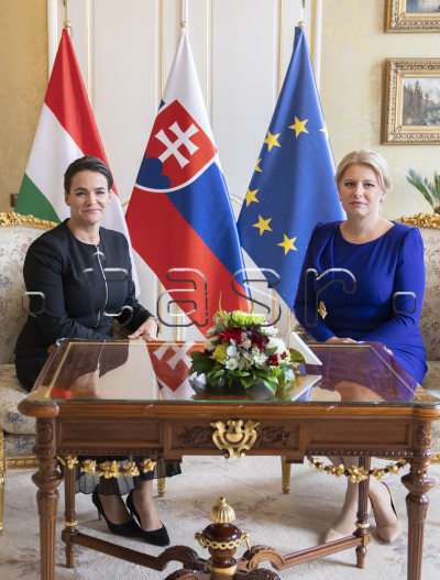 Maďarská prezidentka Katalin Nováková na prvej oficiálnej návšteve Slovenska