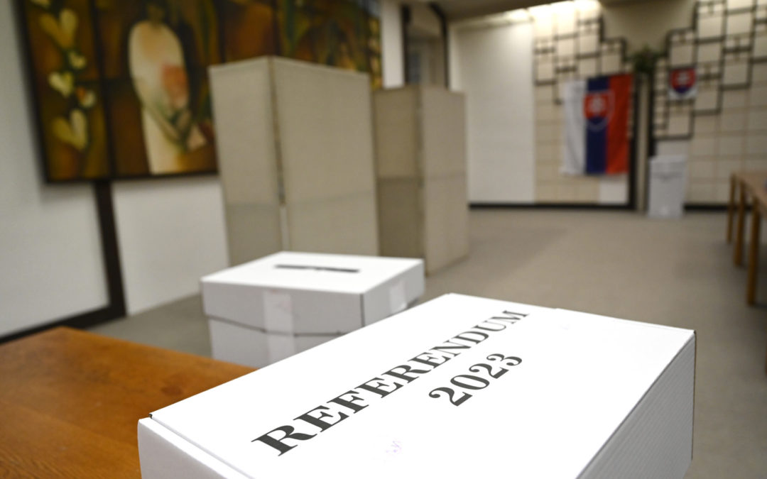 Referendum o zmene Ústavy SR bolo neplatné; účasť dosiahla 27,25 percenta
