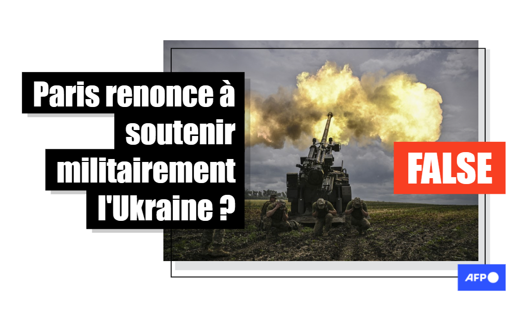 Non, la France ne cesse pas d’aider l’armée ukrainienne