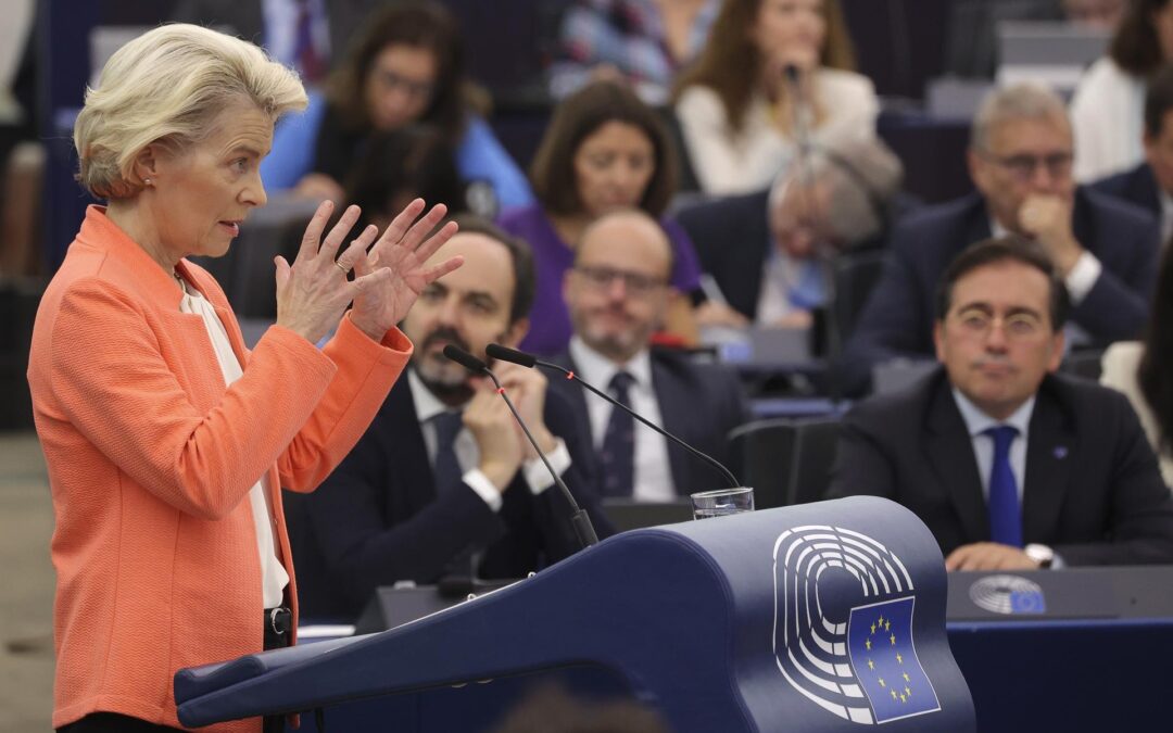 Von der Leyen alude a la llamada de la historia para acoger a Ucrania y otros en la UE