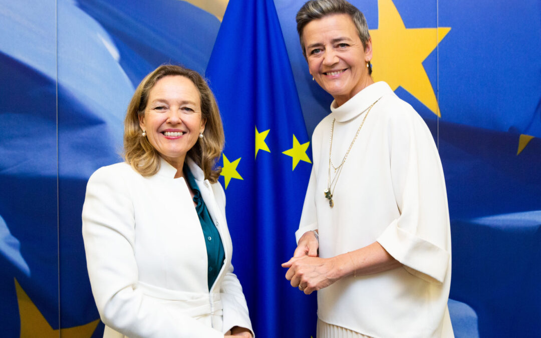 El BEI, el brazo financiero de la UE que quieren presidir Calviño y Vestager