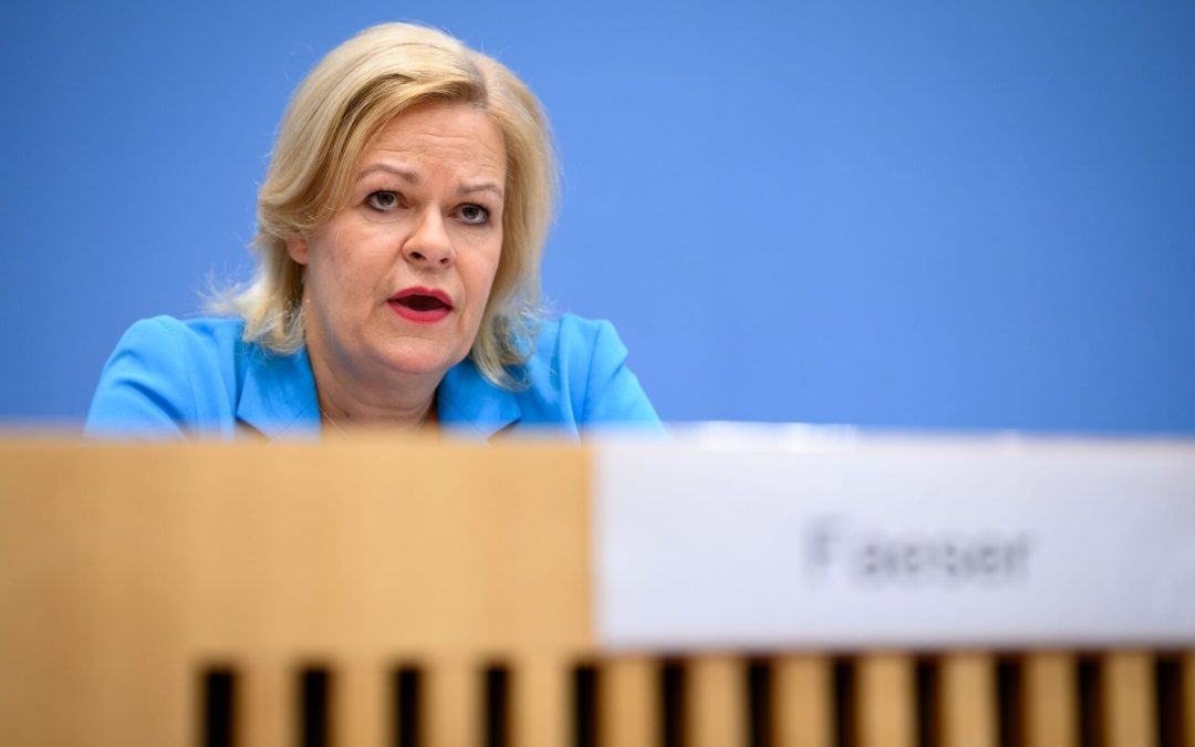 Deutsche Innenministerin will Grenzkontrollen aufrechterhalten