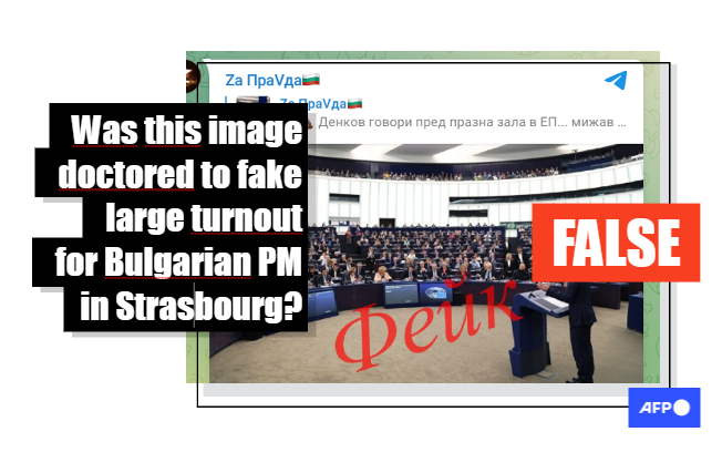 Posts falsely claim European Parliament photo was doctored