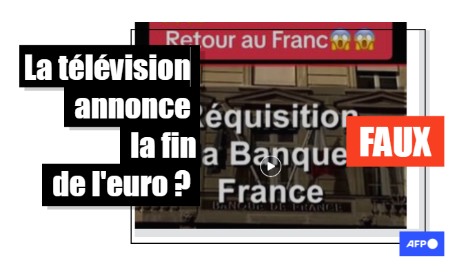 On annonce la fin de l’euro ? Non, c’est un documentaire fiction   manipulé