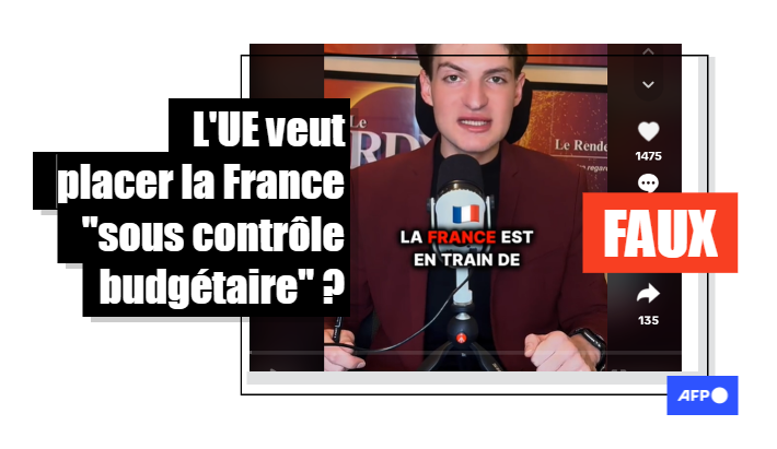 Non, l’UE ne cherche pas à placer la France « sous contrôle budgétaire »