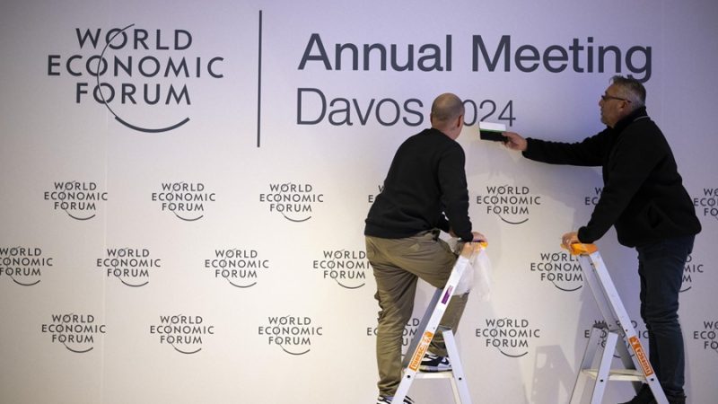 El foro de Davos reúne a decenas de líderes en un contexto más sombrío de lo habitual