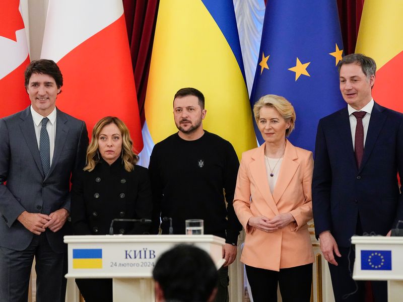 Dritte Presse-Pool-Reise: enr in der Ukraine mit Ursula von der Leyen