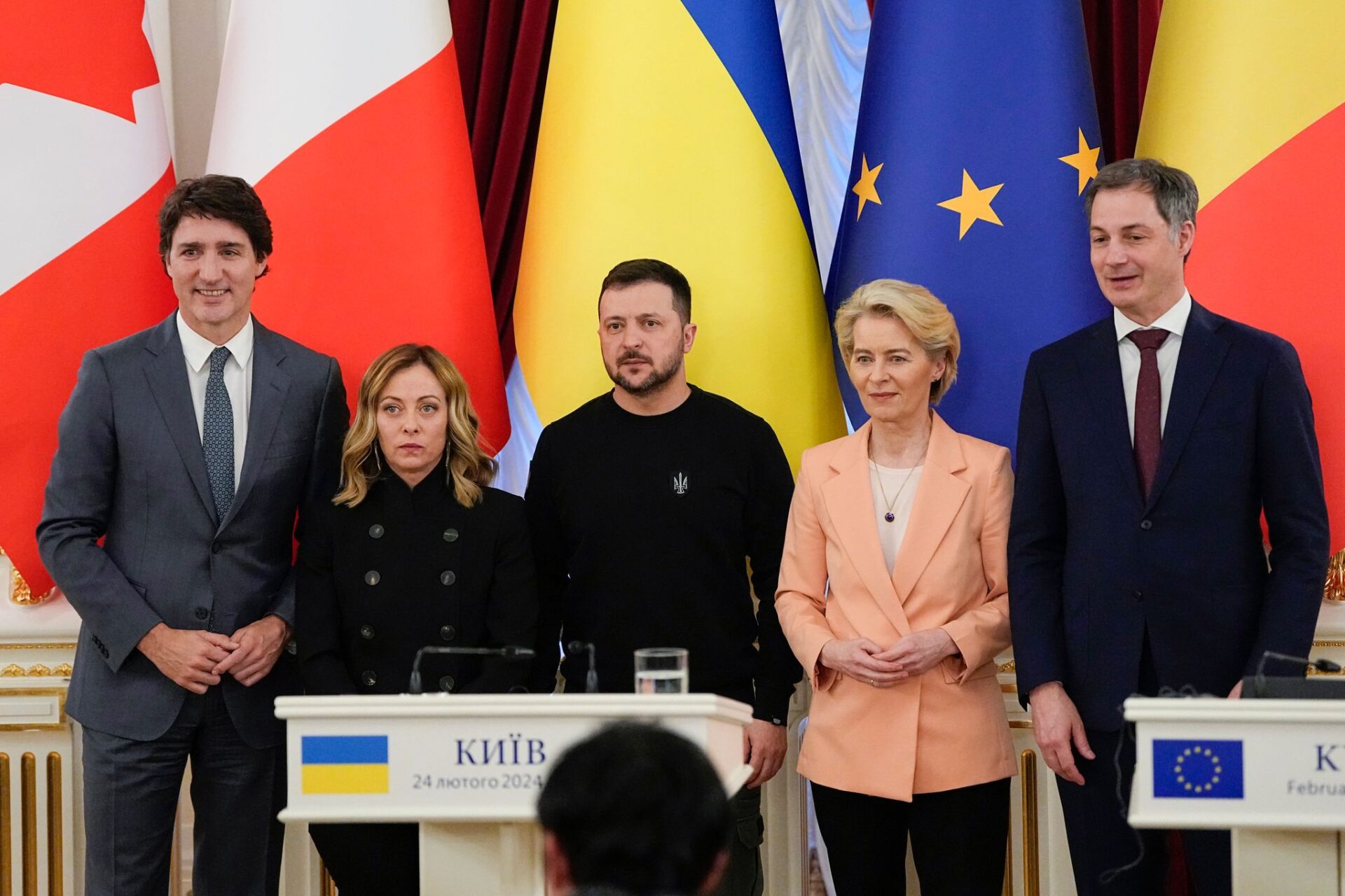 Third Press Pool Trip: enr in Ukraine with Ursula von der Leyen