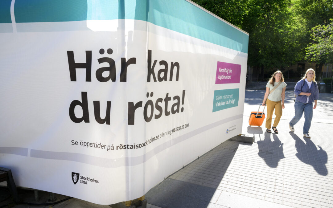 Stor ökning av förtidsröstning i EU-valet