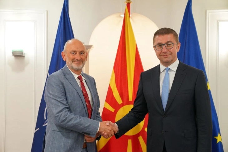 Mickoski at a meeting with Gir: The government will continue to work together with the EU in the spirit of partnership and shared values