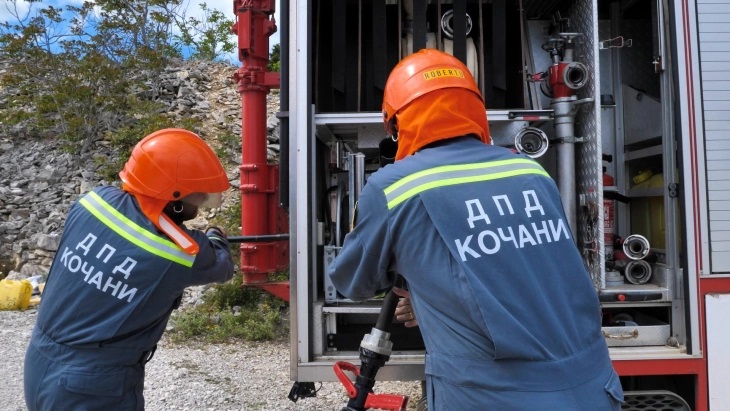 L’Allemagne fait don d’équipements de communication aux pompiers volontaires de Kočani