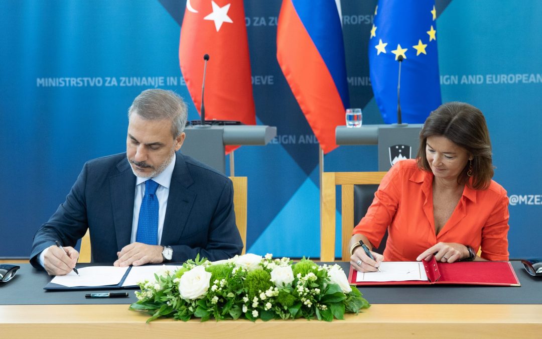 Slovenia and Turkey signed a strategic partnership agreement