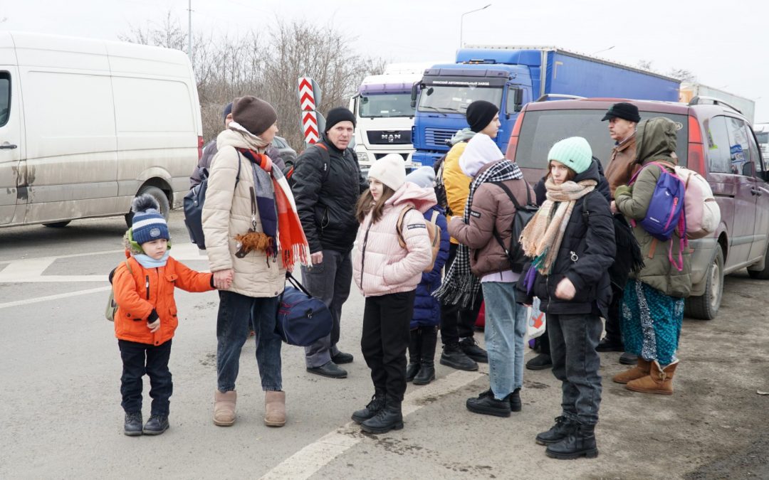 Spaţiu de primire a copiilor refugiaţi din Ucraina, deschis în Punctul de Trecere a Frontierei Siret