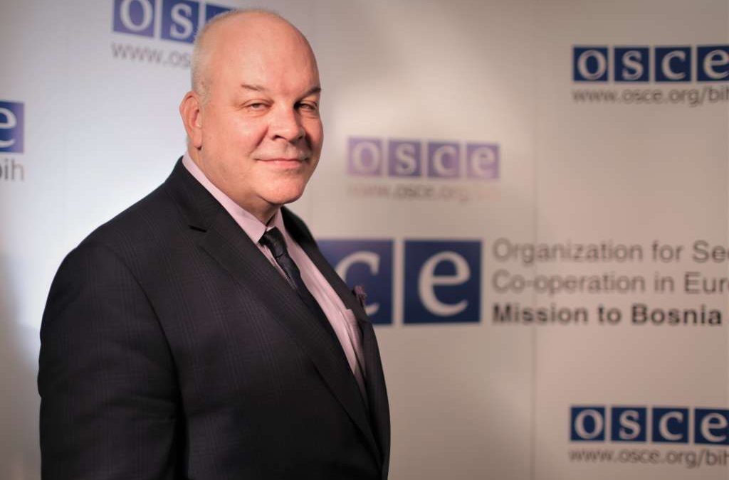 Šef Misije OSCE-a u BiH, veleposlanik Brian Aggeler (Foto FENA/Misija OSCE-a u BiH)