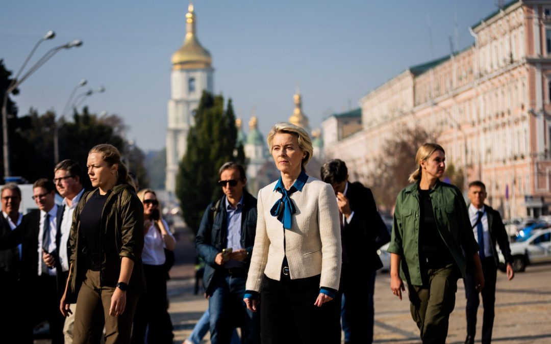 Fourth Press Pool Trip: enr in Ukraine with Ursula von der Leyen