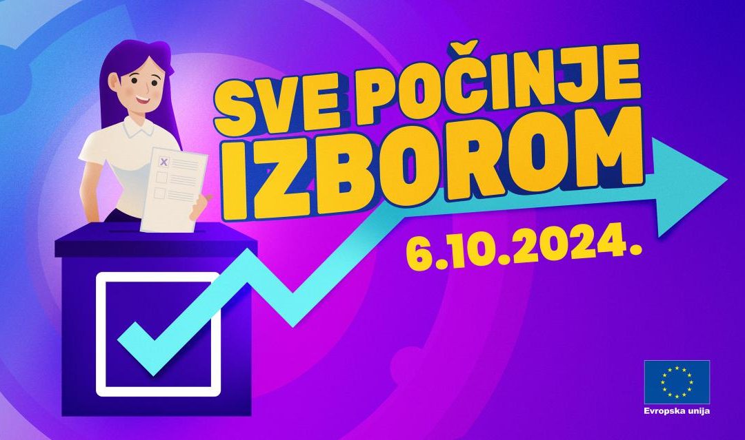 Delegacija EU u BiH pokreće kampanju na društvenim mrežama “Sve počinje izborom” kako bi ohrabrila građane da ostvare svoja demokratska prava