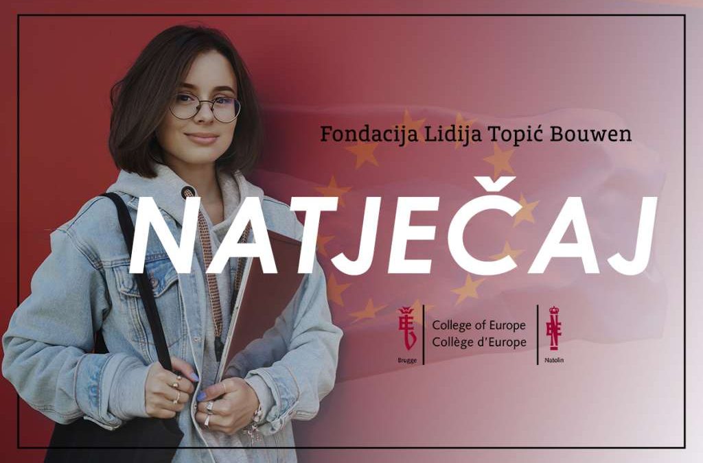 plakat za stipendiju Fondacije „Lidija Topić Bouwen“ (Foto: FENA/Fondacija Lidija Topić Bouwen)