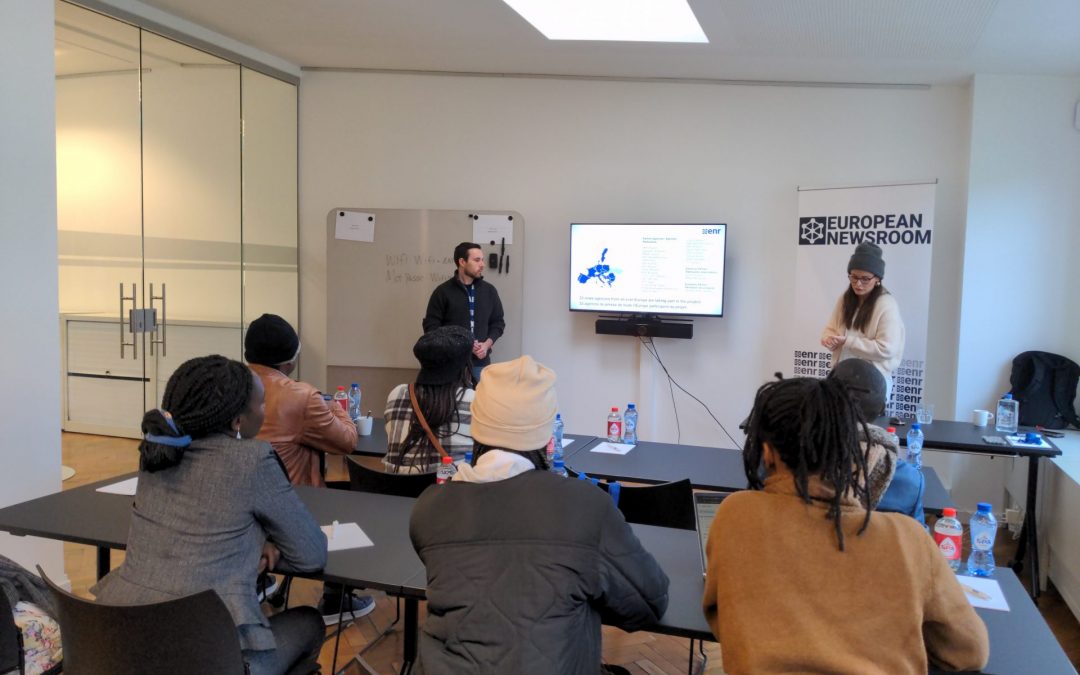 Second visit of French-speaking journalists from African countries at the European Newsroom