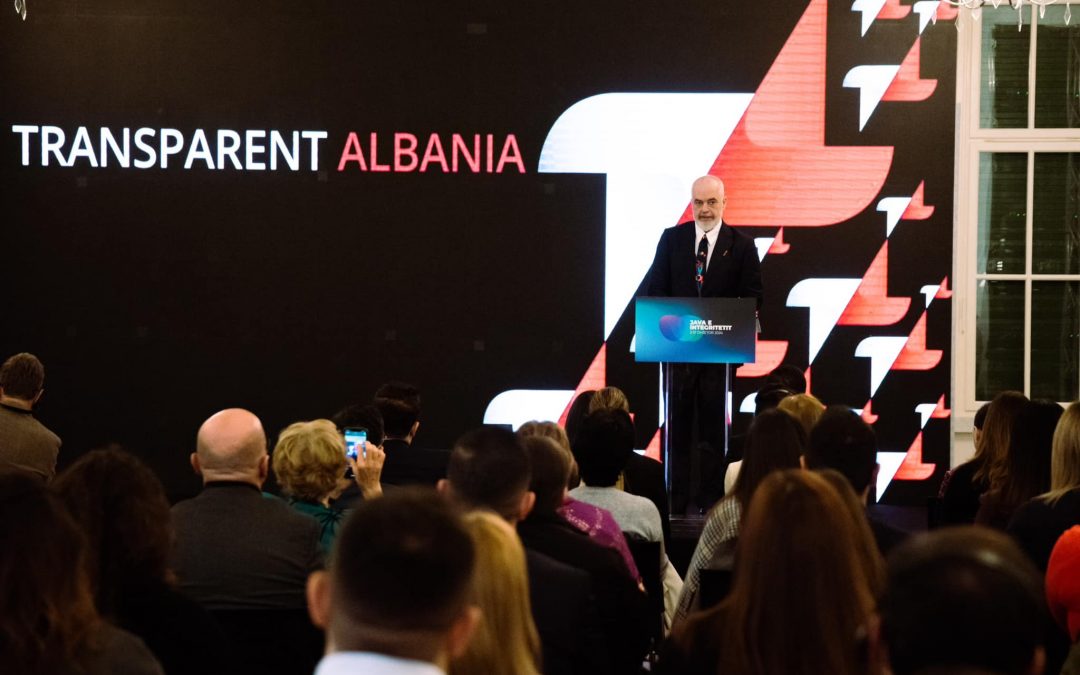 Es wird die Plattform „Transparent Albania“ präsentiert, transparente Regierungsführung bleibt ein Eckpfeiler für den Fortschritt