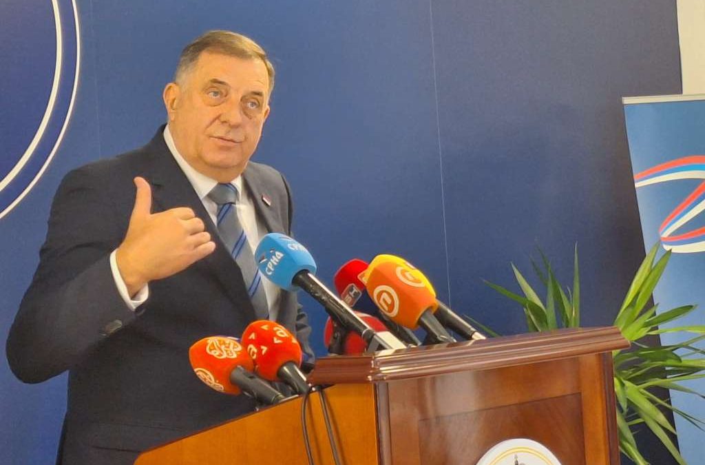 Milorad Dodik, predsjednik entiteta Republika Srpska, osuđen na godinu dana zatvora i šestogodišnju zabranu obavljanja funkcije predsjednika