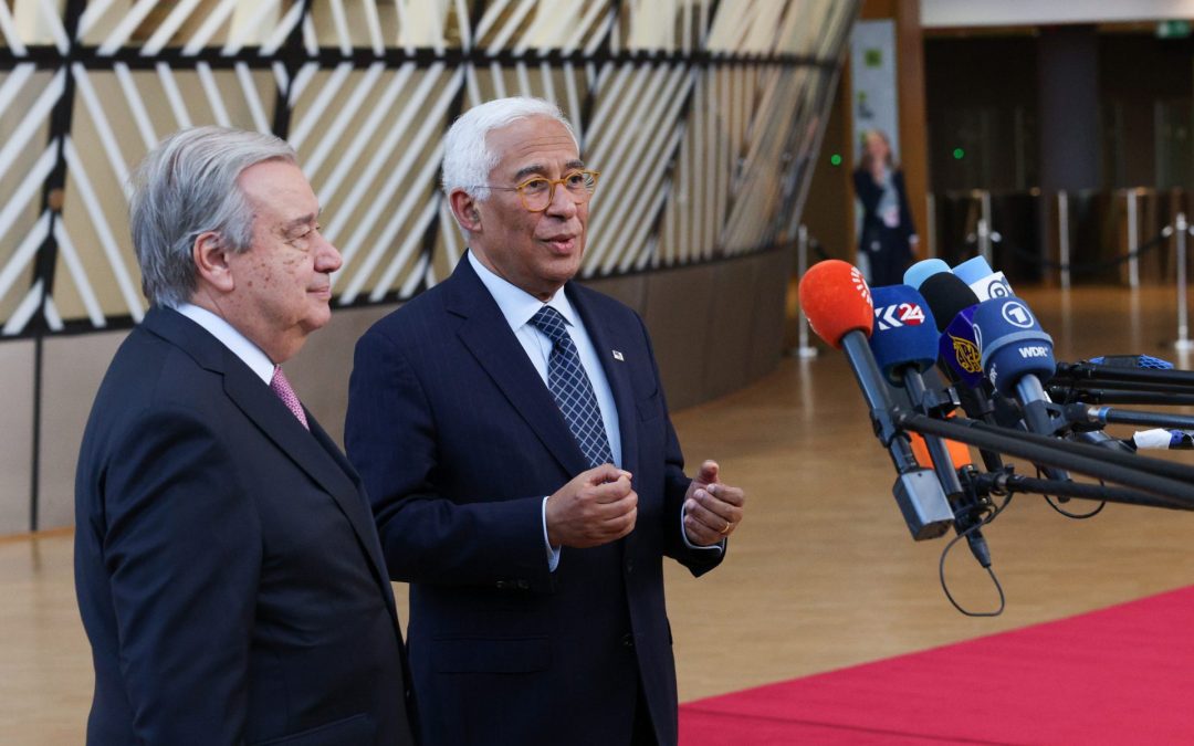 Guterres debate com líderes da UE forte ligação entre os blocos