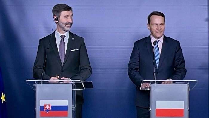 Juraj Blanár a Radoslaw Sikorski