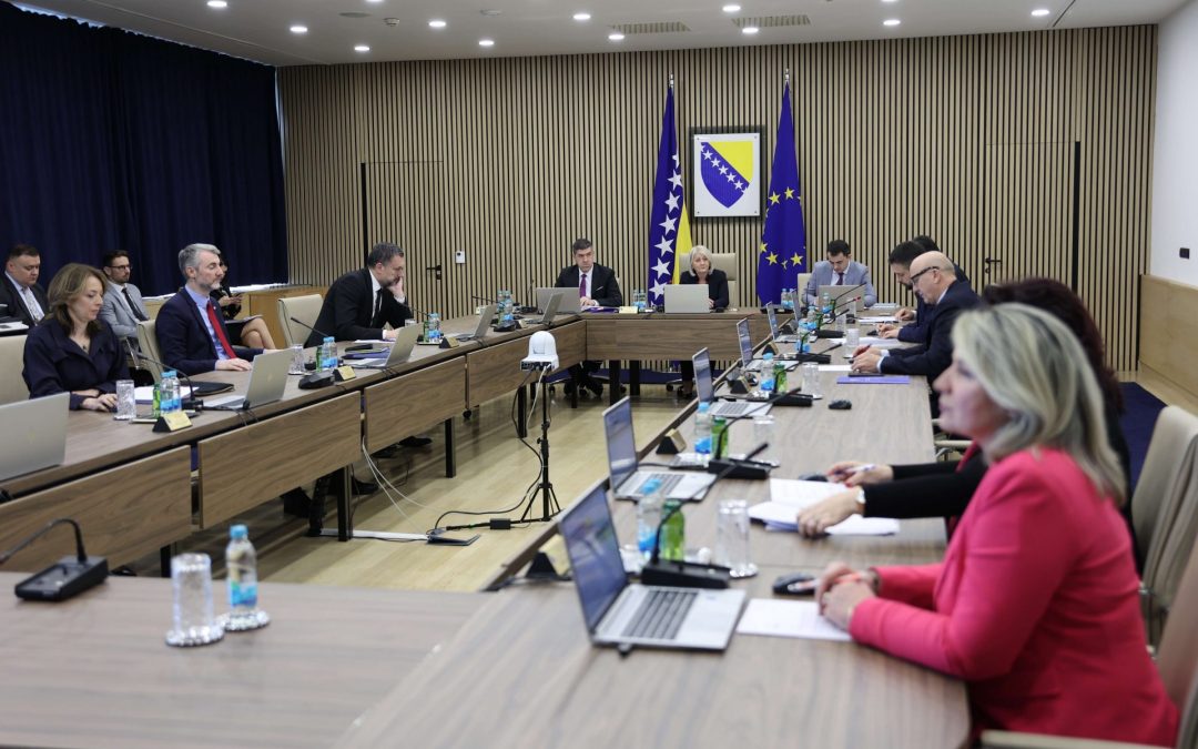 Vijeće ministara Bosne i Hercegovine (Foto FENA/Hazim Aljović)