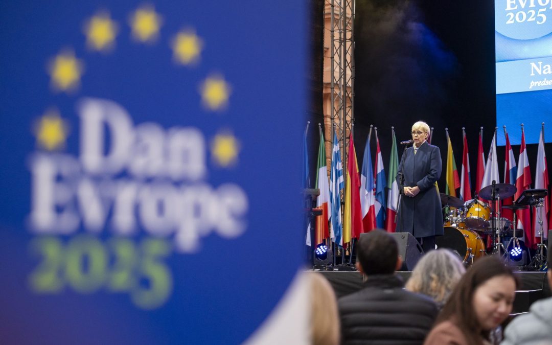 V Ljubljani slovesno pred dnevom Evrope