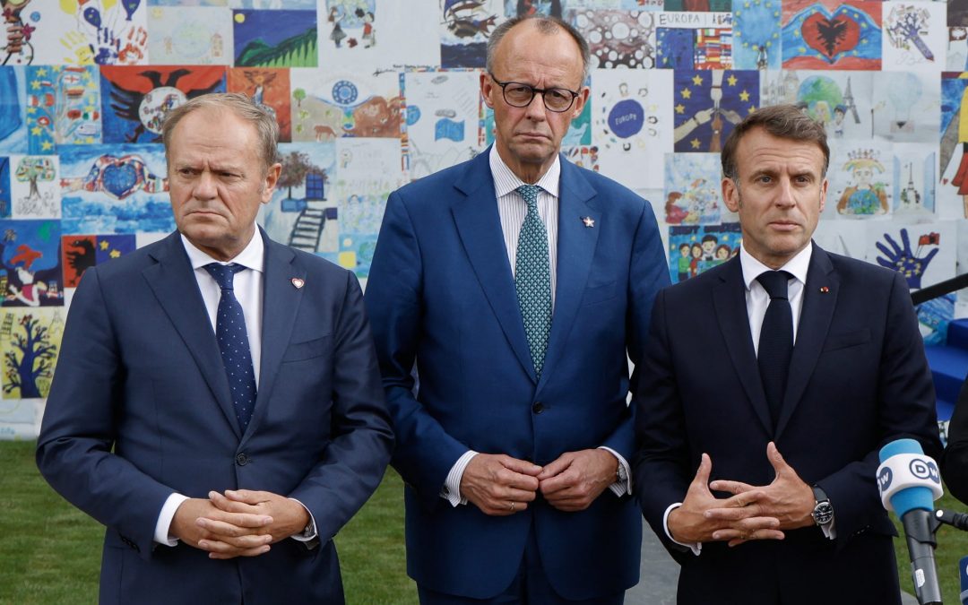 Macron, Merz et Tusk en Moldavie le 27 août