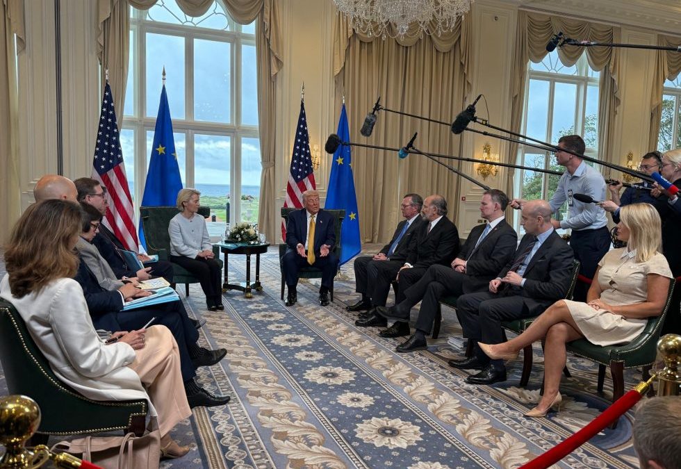 Pressereise: Der enr in Schottland mit Ursula von der Leyen bei Donald Trump