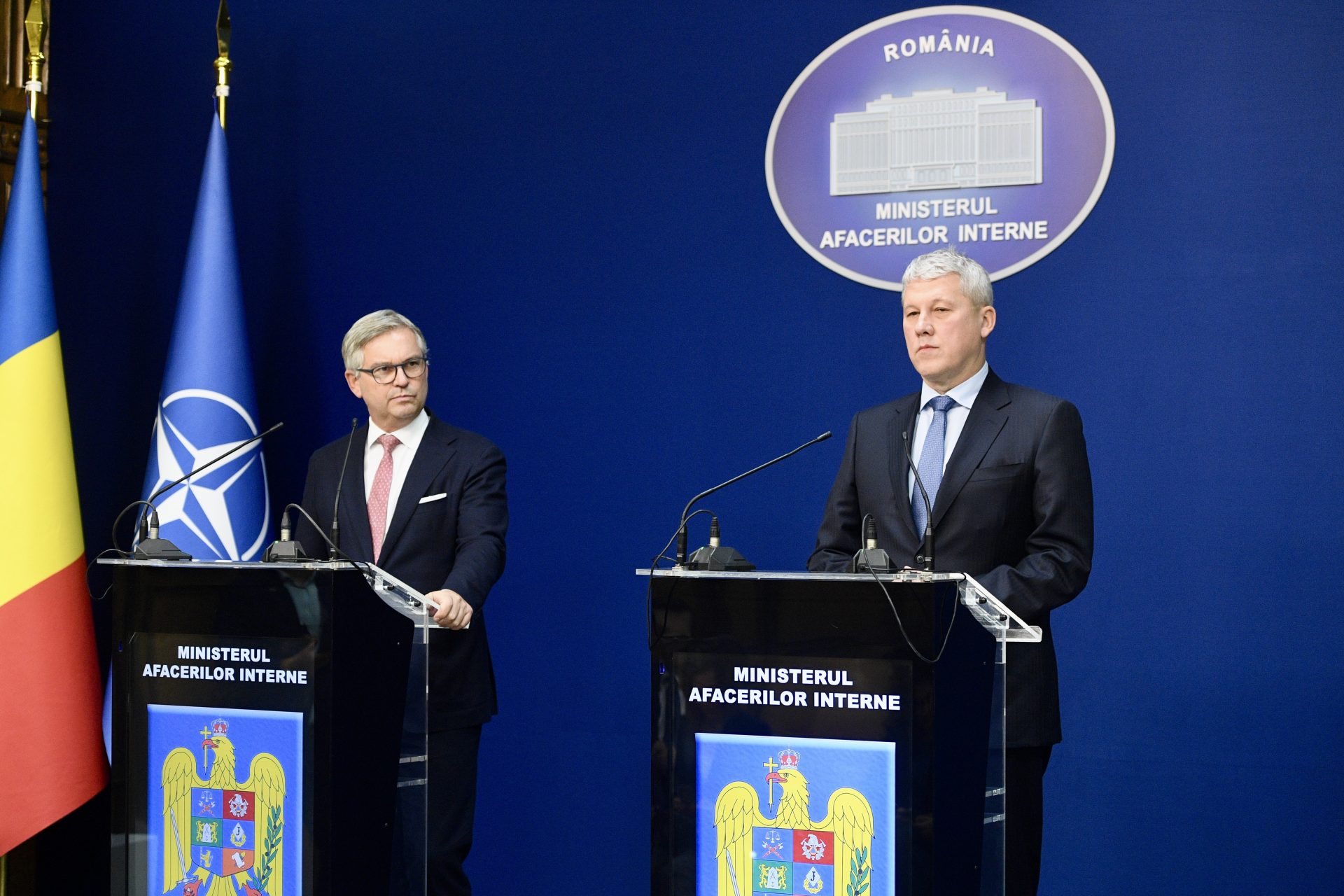 Cătălin Predoiu şi Magnus Brunner: România, pilon de stabilitate în protejarea frontierelor Schengen şi combaterea migraţiei ilegale