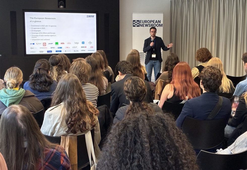 Youth4Regions : de jeunes journalistes visitent la European Newsroom