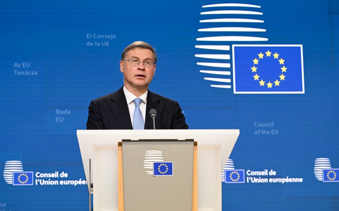 Valdis DOMBROVSKIS (Comissário Europeu para a Economia e Produtividade; Implementação e Simplificação, COMISSÃO EUROPEIA) Direitos de autor: União Europeia