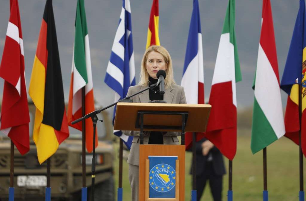 Kallas: Evropska unija neće dozvoliti sigurnosni vakum u Bosni i Hercegovini