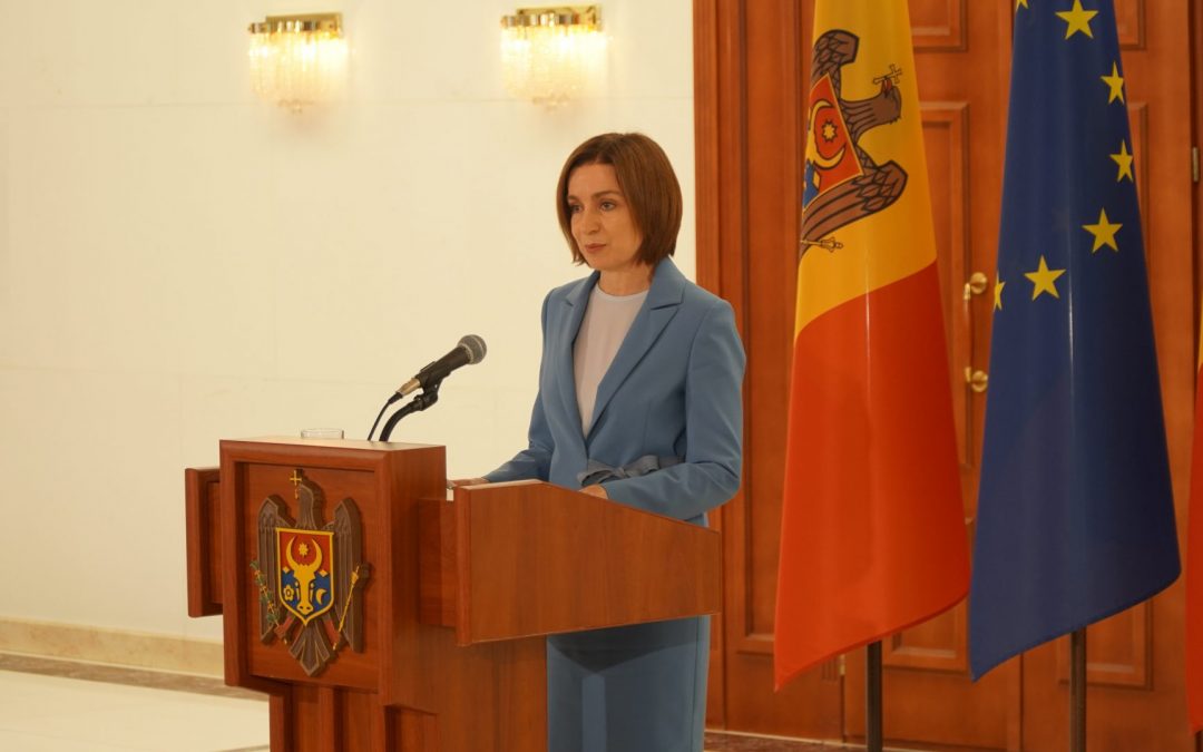 Maia Sandu ја најавува апсолутната приоритетност на внатрешната и надворешната политика на Република Молдавија: Пристапување кон ЕУ