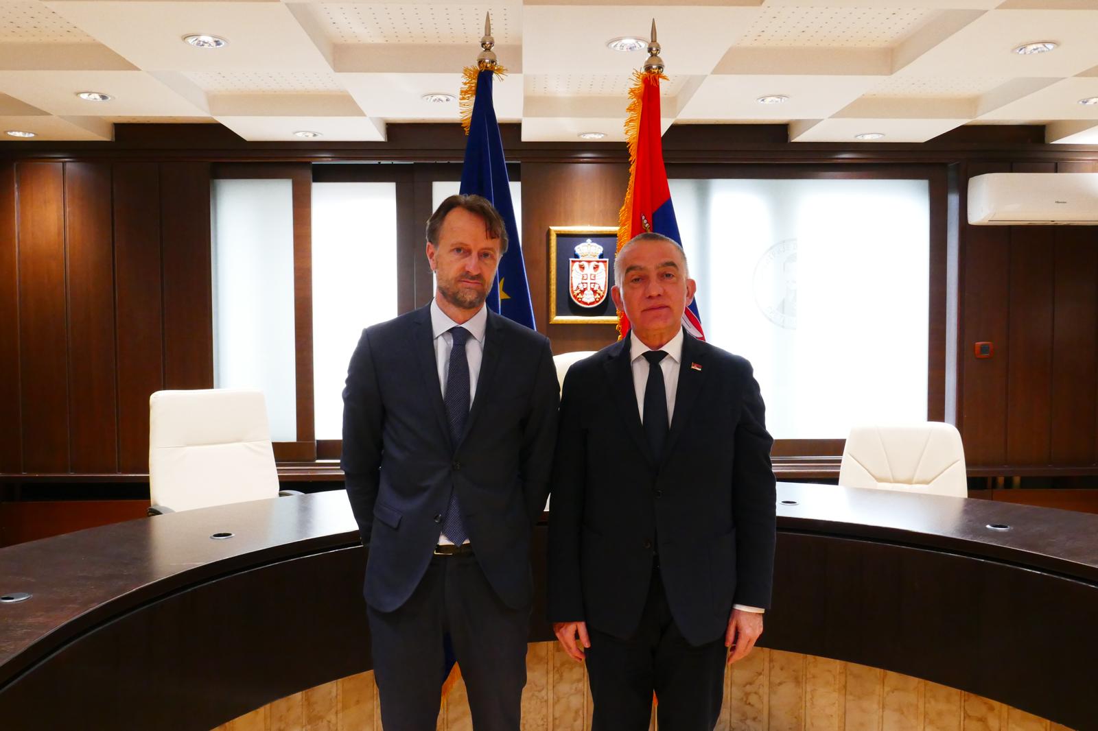 Vujić with Von Behrat on improving the rule of law and Serbia’s EU accession process